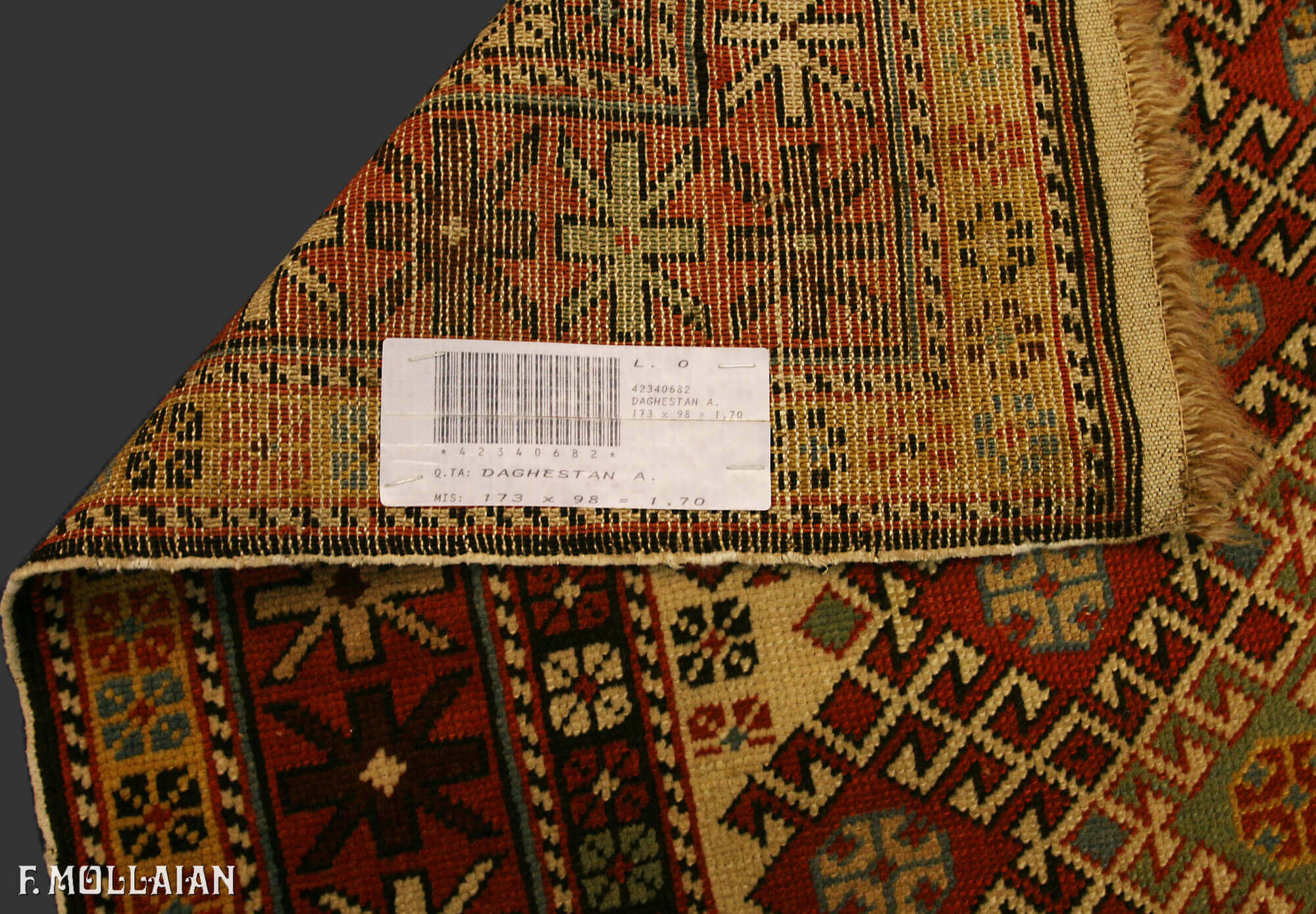 Tappeto Antico Caucasico Daghestan n°:42340682